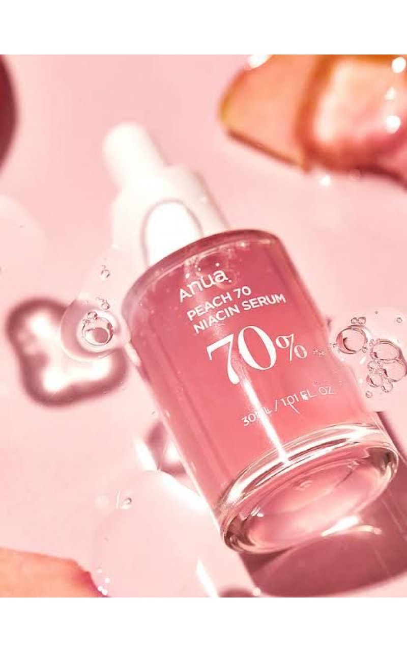 ANUA PEACH 70 NIACIN SERUM Pürüzsüz ve Parlak Bir Cilt İçin Şeftali Serumu 30 ML
