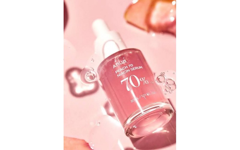 ANUA PEACH 70 NIACIN SERUM Pürüzsüz ve Parlak Bir Cilt İçin Şeftali Serumu 30 ML