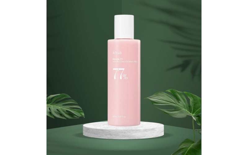 ANUA PEACH 77% NAIACIN CONDITIONING MILK. Şeftali ve niasinamid içeren süt losyonu 150 ML