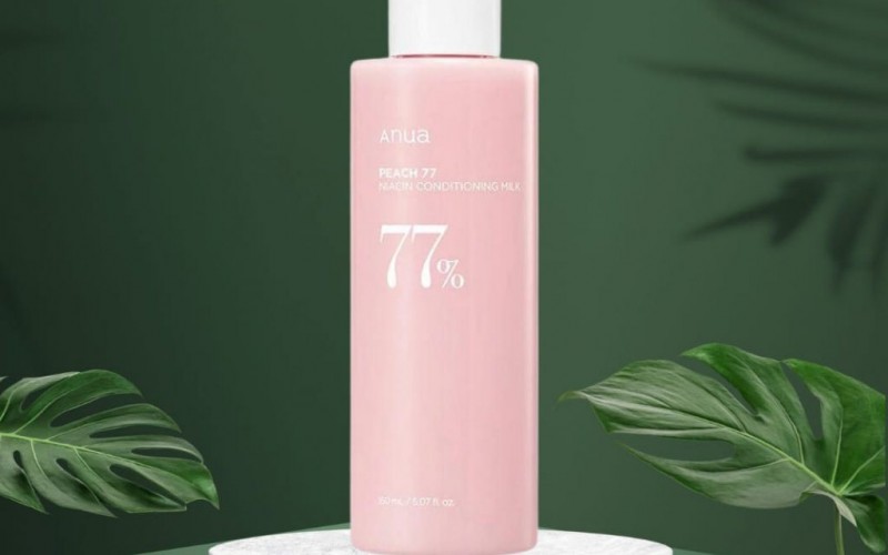 ANUA PEACH 77% NAIACIN CONDITIONING MILK. Şeftali ve niasinamid içeren süt losyonu 150 ML