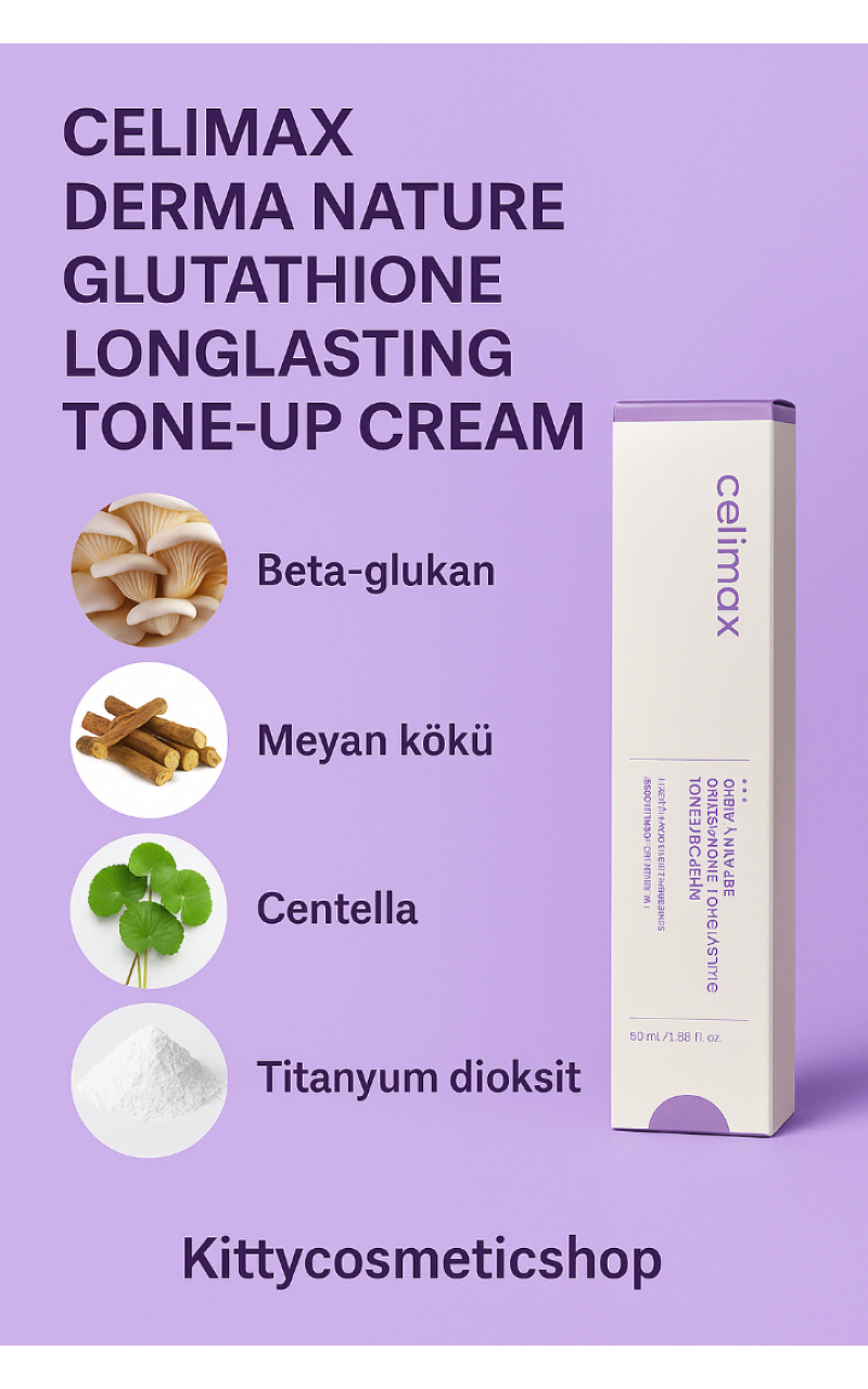 Celimax Derma Nature Glutathione Longlasting Tone-Up Cream Pigmentasyona karşı glutatyonlu krem 35ML