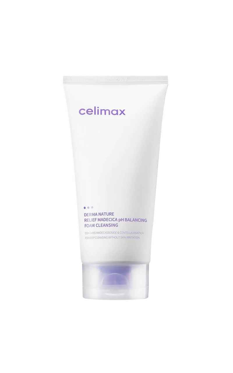 Celimax Derma Nature Relief Madecica pH Balancing Foam Cleansing Hafif asidik temizleme köpüğü. 150 ML