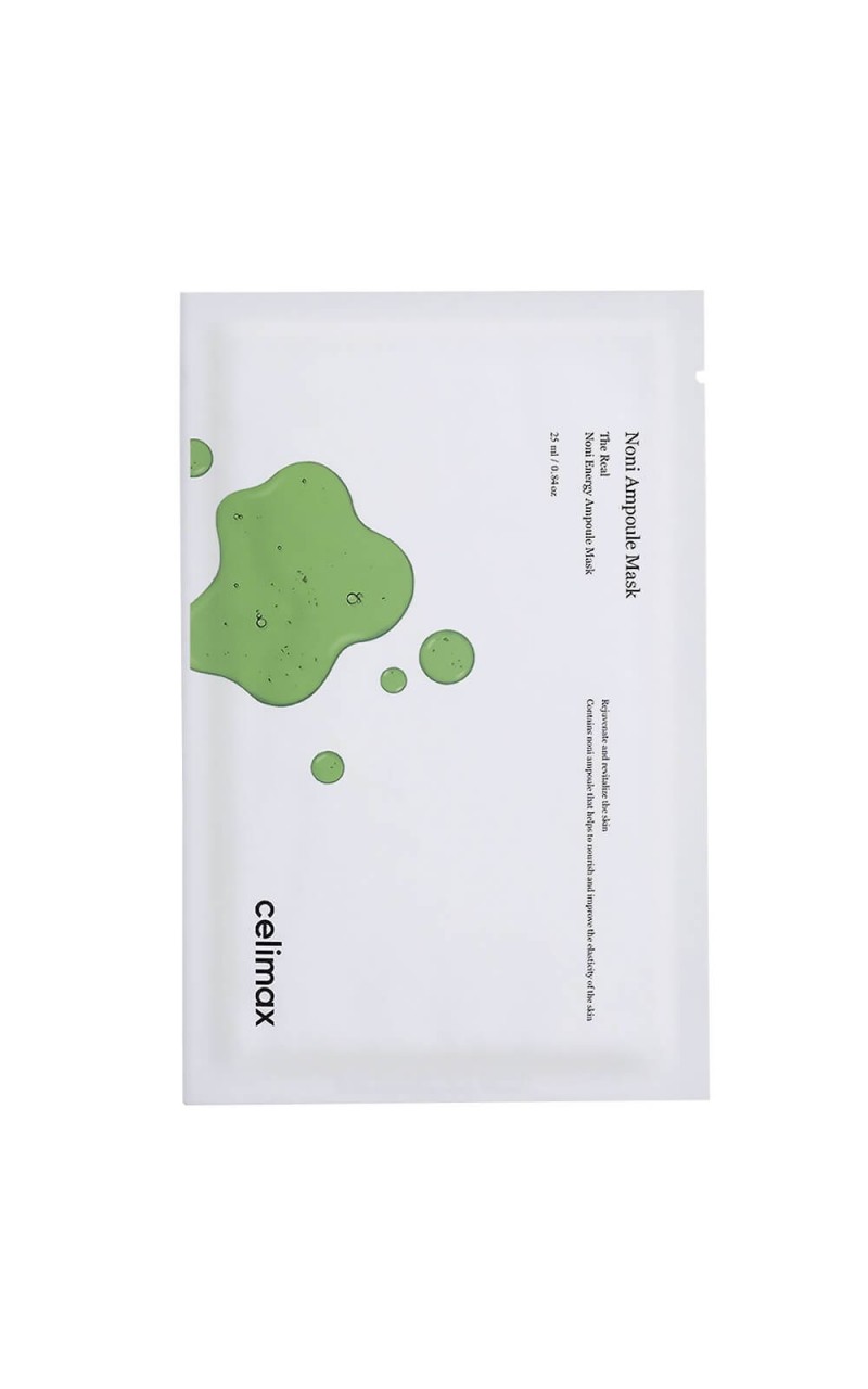 Celimax The Real Noni Energy Ampoule Mask Noni özütü içeren nemlendirici maske 25 ML