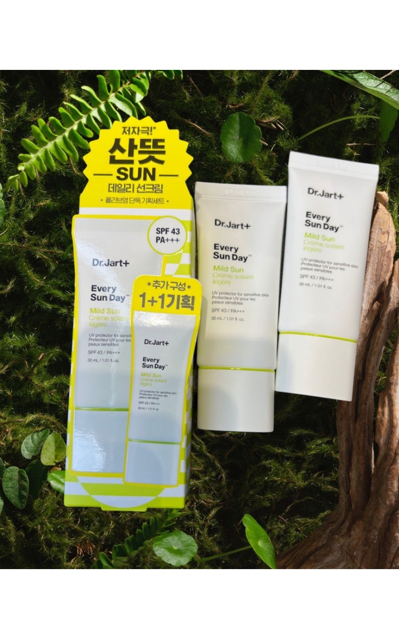 Dr.Jart+ - Every Sun Day Mild Sun SPF43/PA+++ (30 ml+30 ml) 2 adet