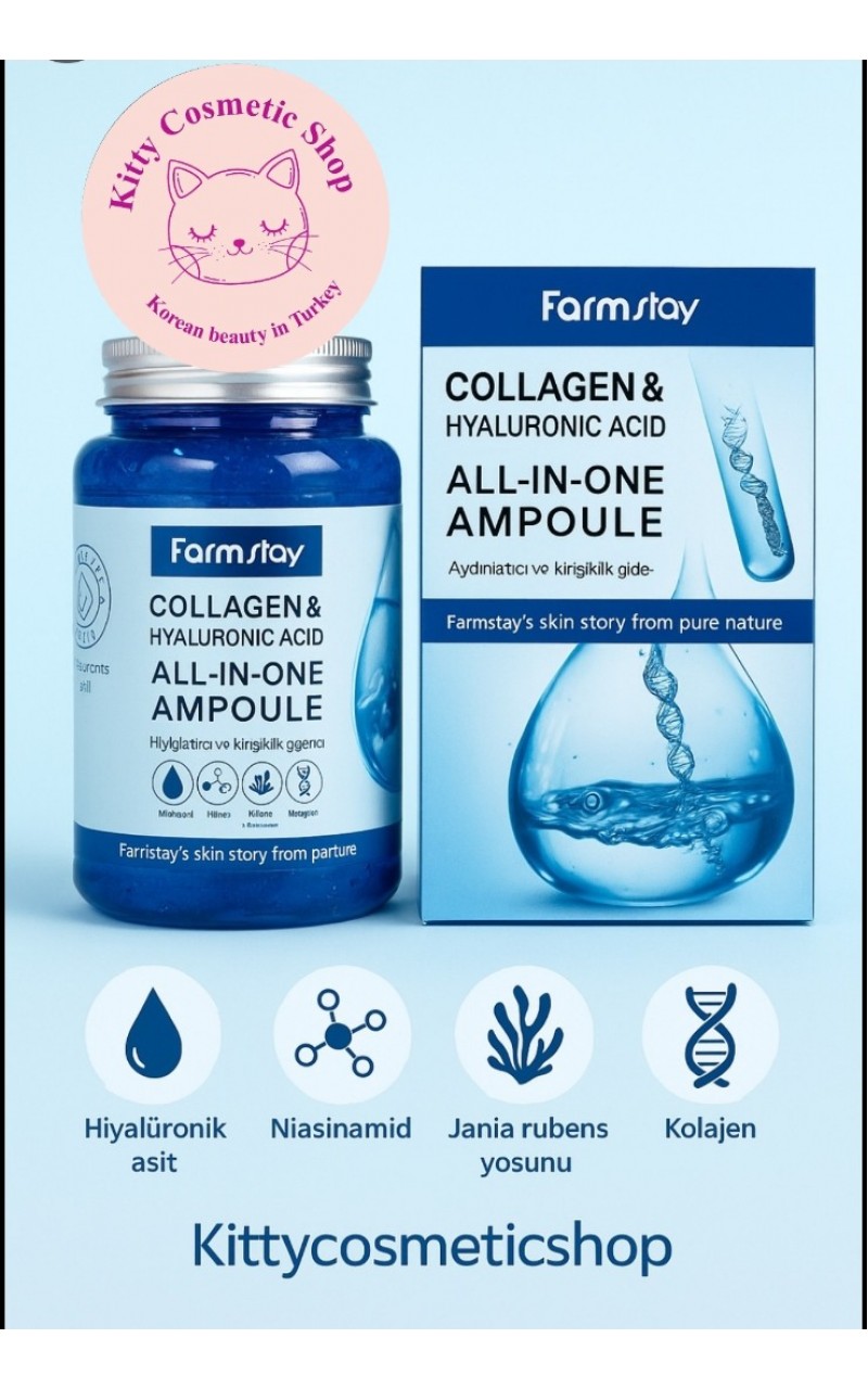Farm Stay Collagen & Hyaluronic Acid All-in-One Ampoule 250 ml