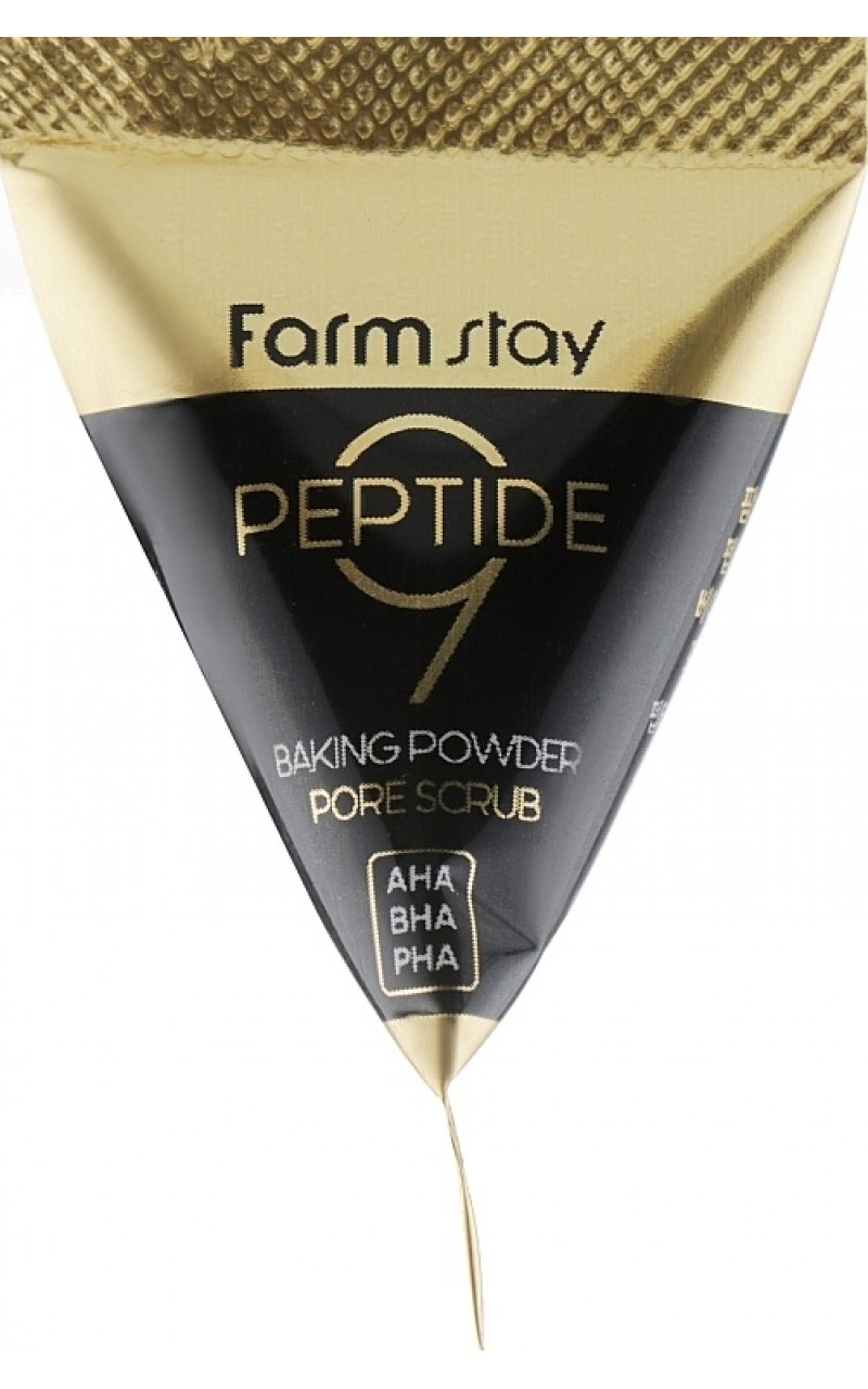 Farmstay Peptide 9 Baking Powder AHA-BHA-PHA Pore Scrub 7 gr