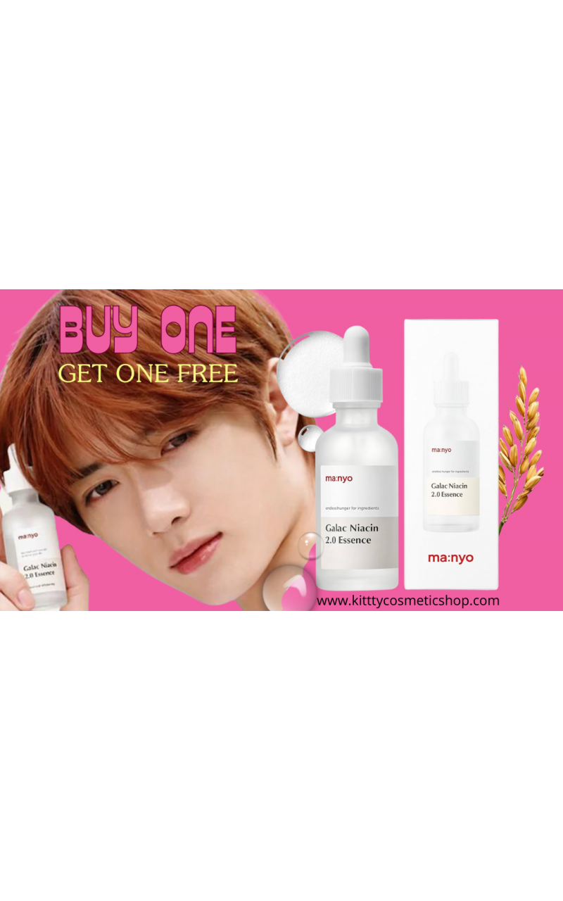 1 + 1  (30ml + 30ml)  Ma:nyo - Galactomy Niacin 2.0 Essence (Maya Mantarlı Niasinli Aydınlatıcı Serum)   