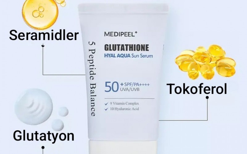 Medi-peel Glutathione Hyal Sun Serum SPF 50+ PA++++(güneş koruma Serumu) 
