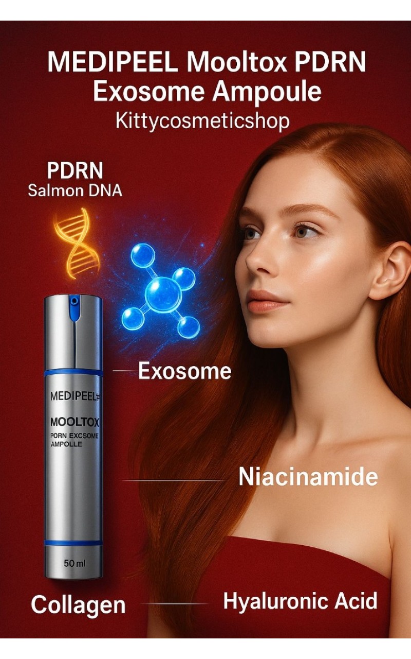 MEDIPEEL Mooltox PDRN Exosome Ampoule, 50 ml