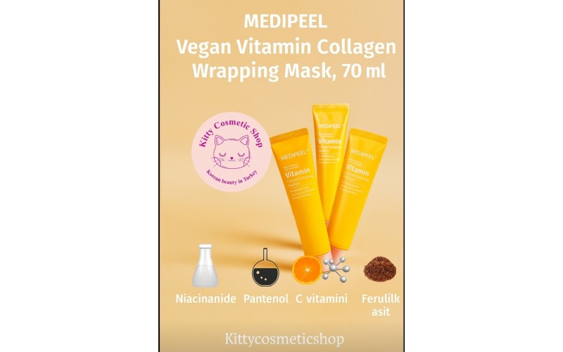 MEDIPEEL Vegan Vitamin Collagen Wrapping Mask, 70 ml