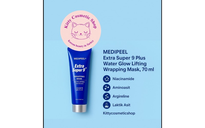 MEDIPEEL Extra Super 9 Plus Water Glow Lifting Wrapping Mask, 70 ml