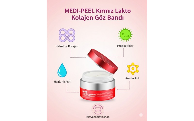 Medi-Peel Kırmızı Lakto Kolajen Göz Bandı 60 adt