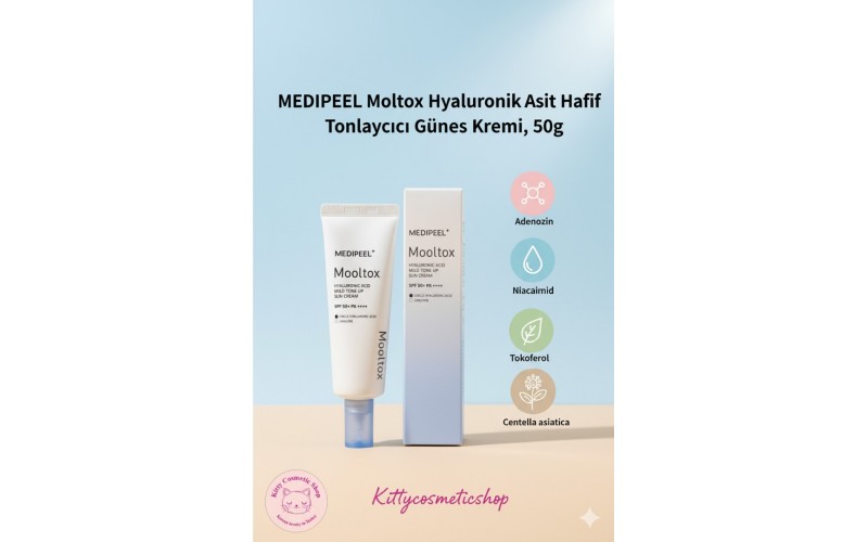MEDI-PEEL MOOLTOX HYALURONIC ACID MILD TONE UP SUN CREAM, 50 gr
