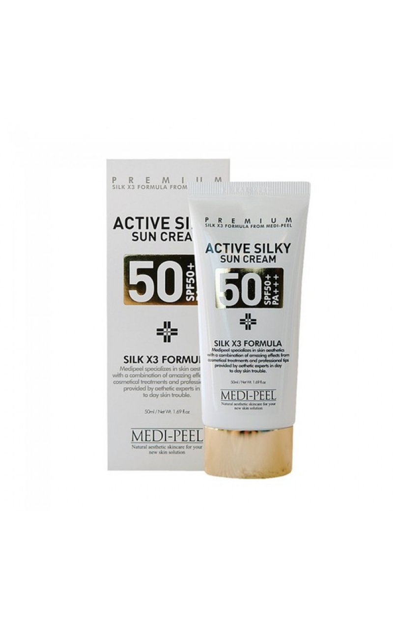 MEDI PEEL ACTIVE SILKY SUN CREAM, 50 ml