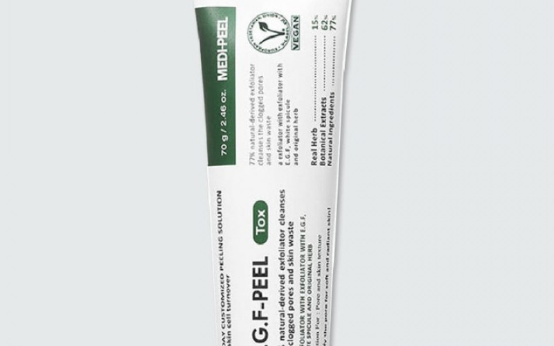 MediPeel EGF Peel Tox, 70 gr(Problemli yüz cildi için mikro iğneli peeling maskesi)