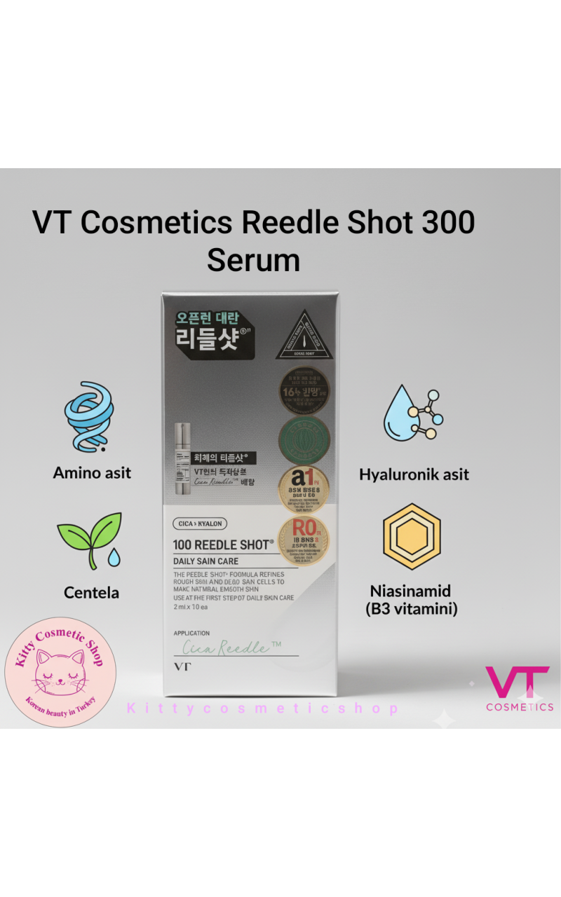 VT Cosmetics Reedle Shot 100 Mikroiğne Güçlendirici Serum (10 adet X 2 ML)
