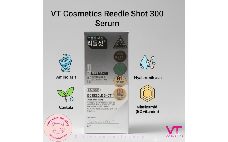 VT Cosmetics Reedle Shot 100 Mikroiğne Güçlendirici Serum (10 adet X 2 ML)