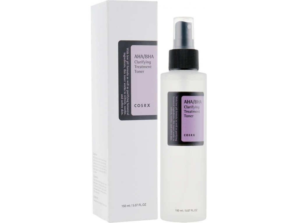 Cosrx aha bha clarifying treatment toner