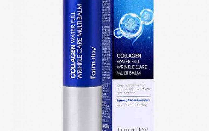 FARM STAY Collagen Water Full Wrinkle Care Multi Balm 11g Moisturizing K-Beauty