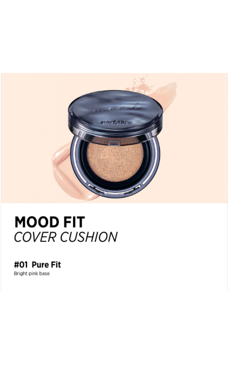 PERIPERA MOOD FIT COVER CUSHION SPF50+ PA++++01 Pure Fit